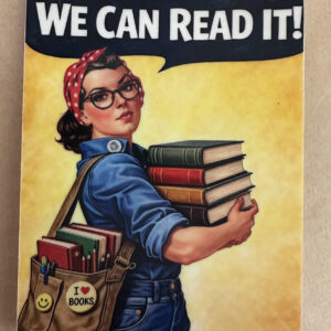 Rosie the Reader Sticker v 2